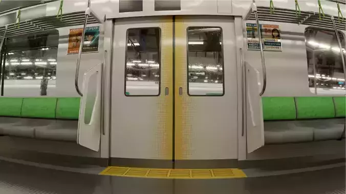 Japanese Train JR line Shinjuku