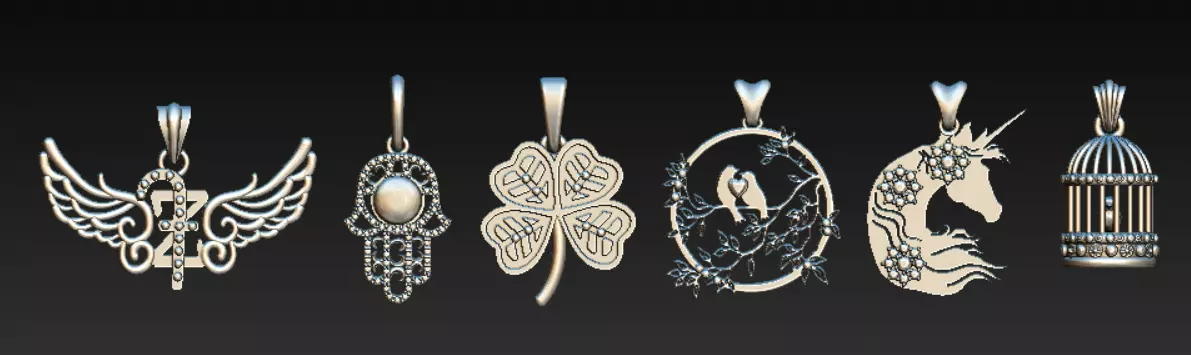 Magical Pendant Collection 3D print model