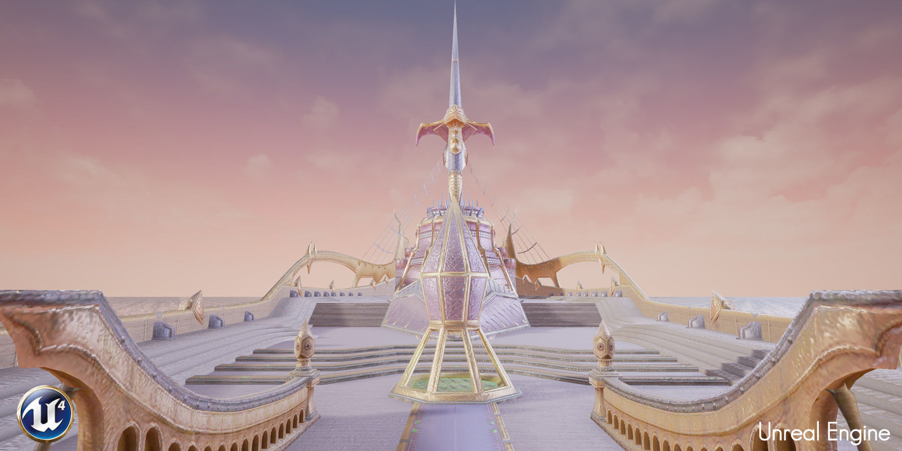 Nautilus sword Low-poly 3D model_5