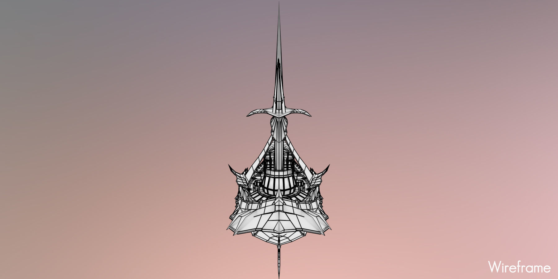 Nautilus sword Low-poly 3D model_18
