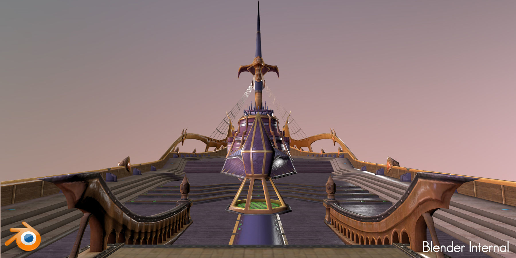 Nautilus sword Low-poly 3D model_15