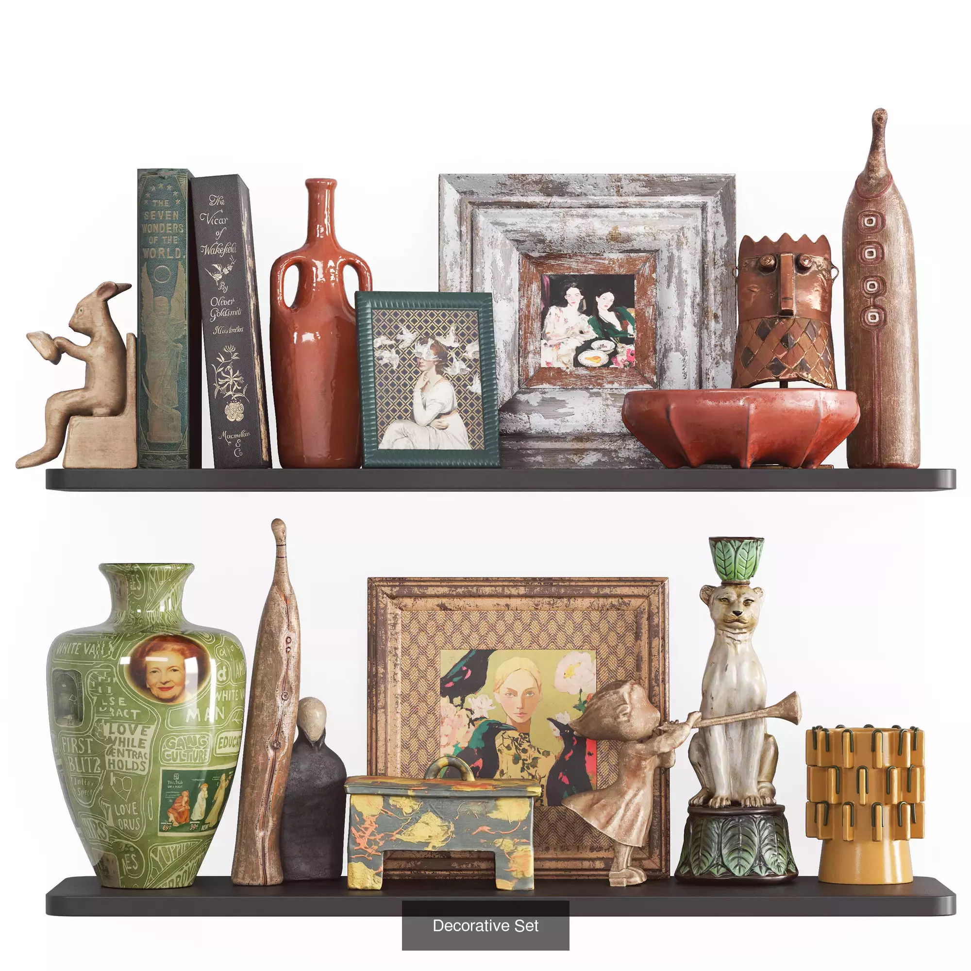 Decor sets 3D Model Collection_3