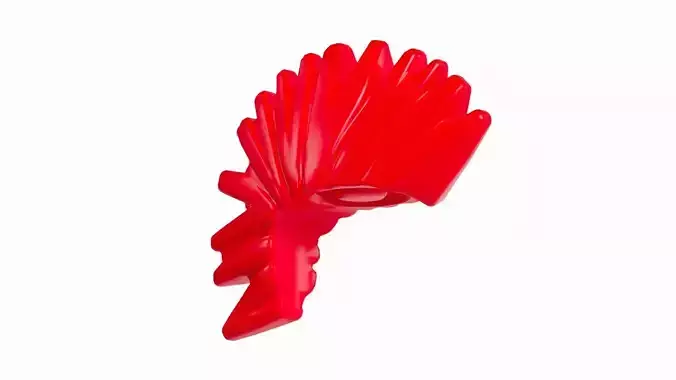 Lego 3D Scanned Hair