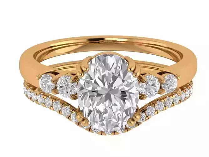 Oval Engagement Ring