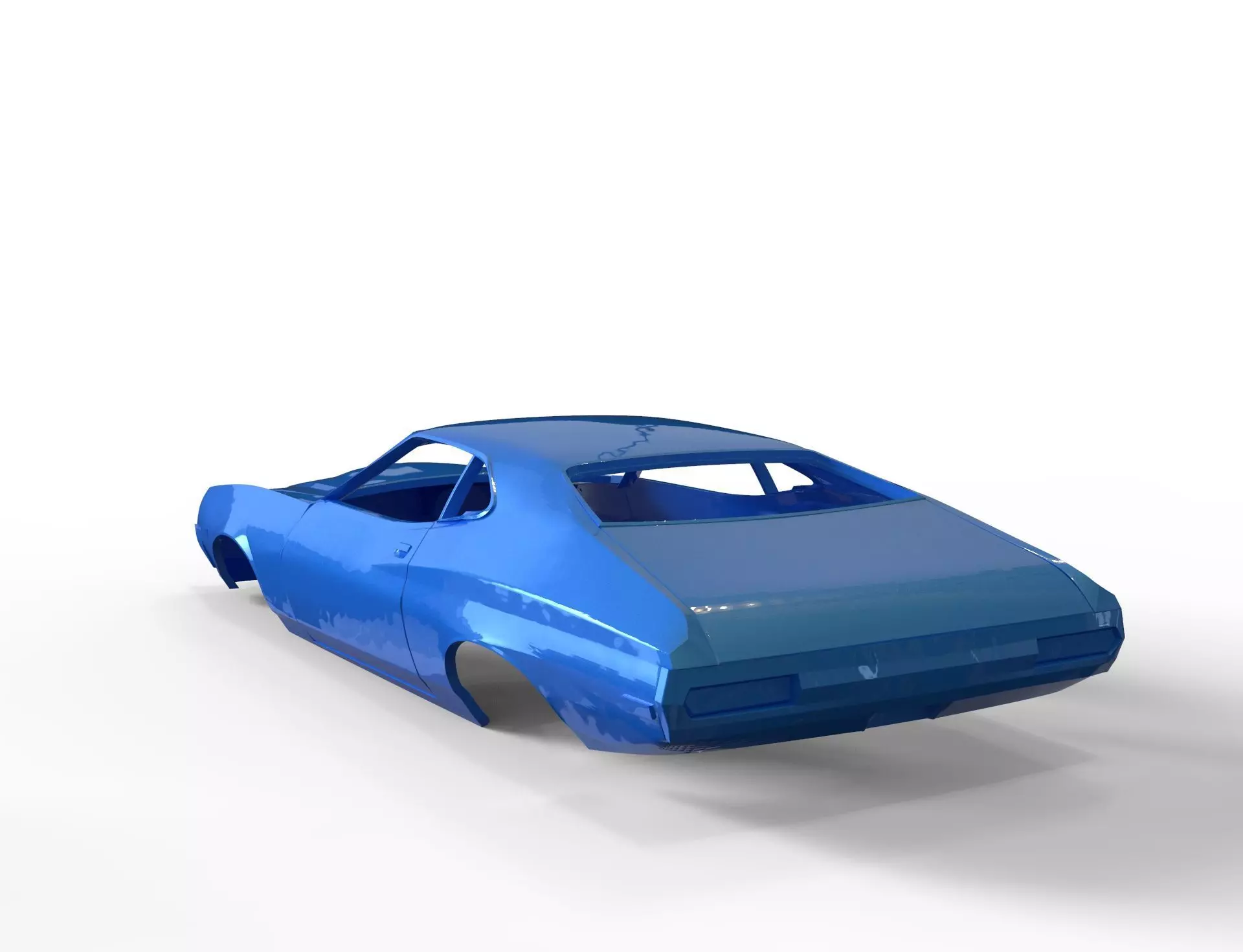 gran torino sport 72 rc 3D print model_10