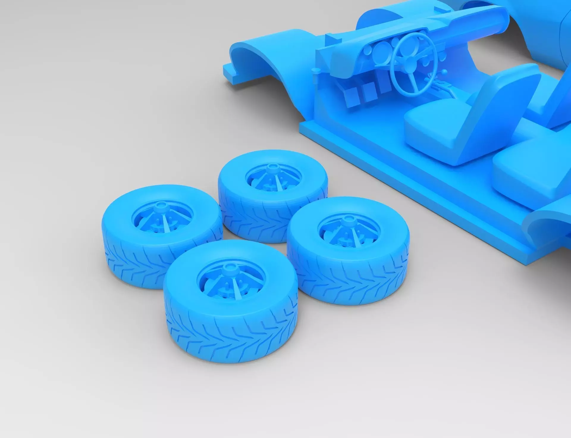 gran torino sport 72 rc 3D print model_6