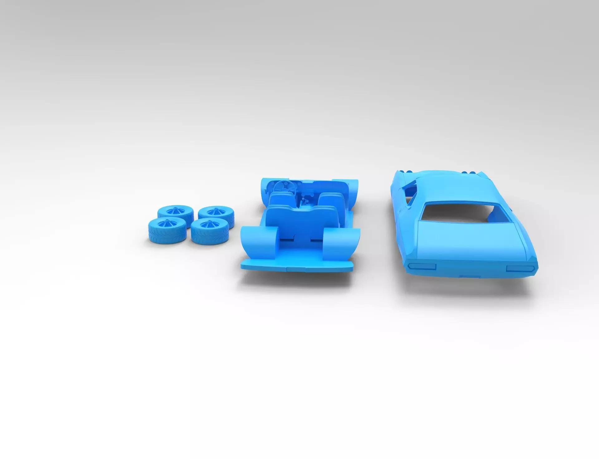 gran torino sport 72 rc 3D print model_18