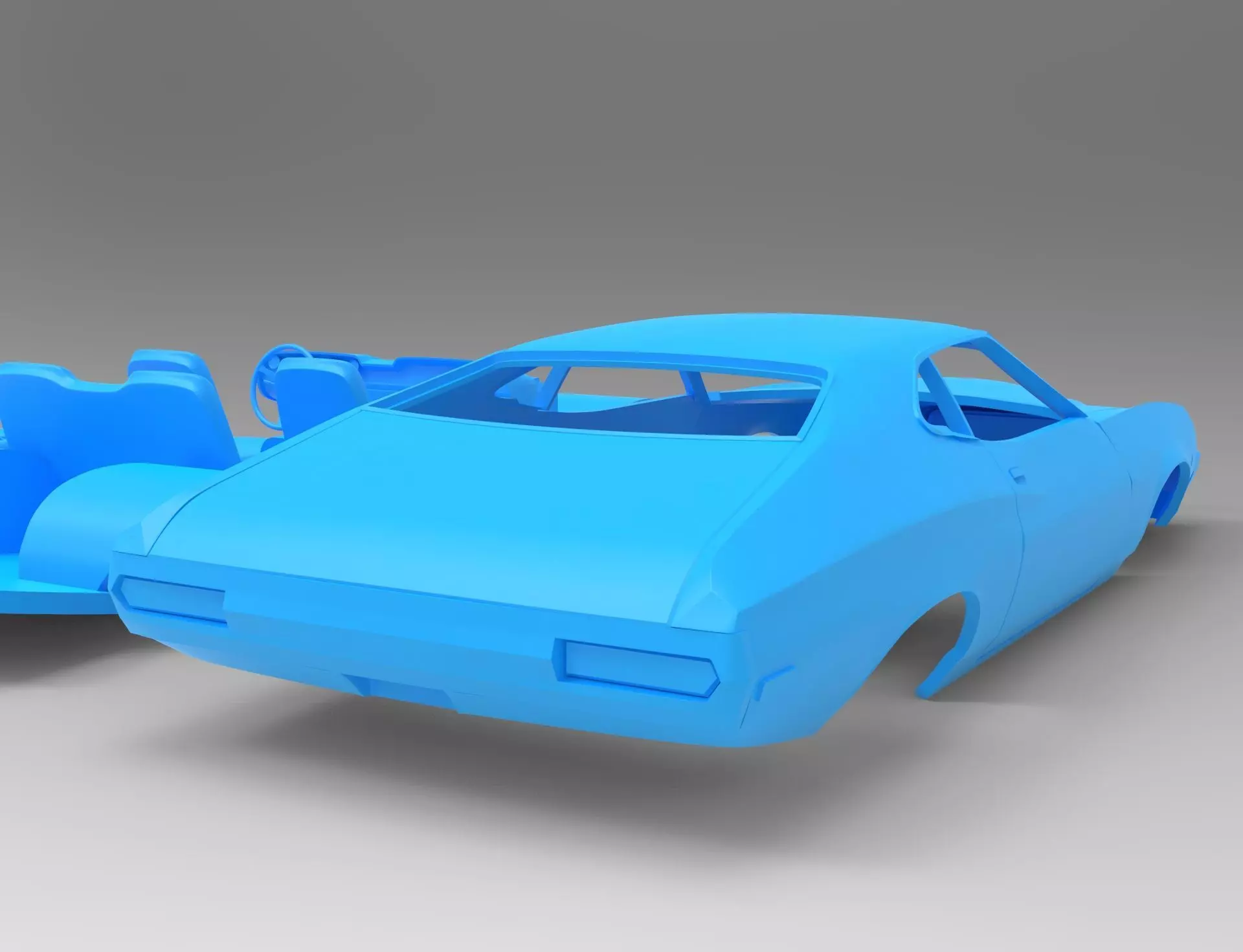 gran torino sport 72 rc 3D print model_21