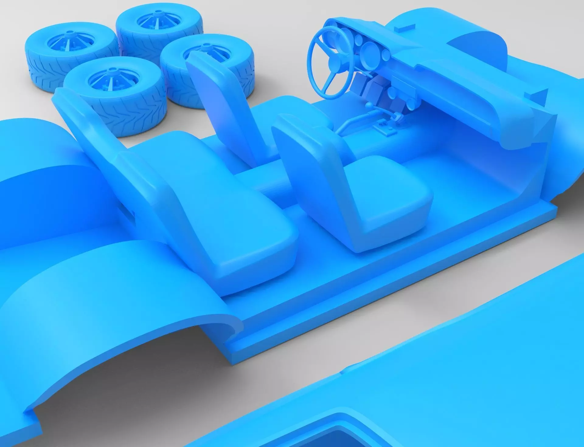 gran torino sport 72 rc 3D print model_8