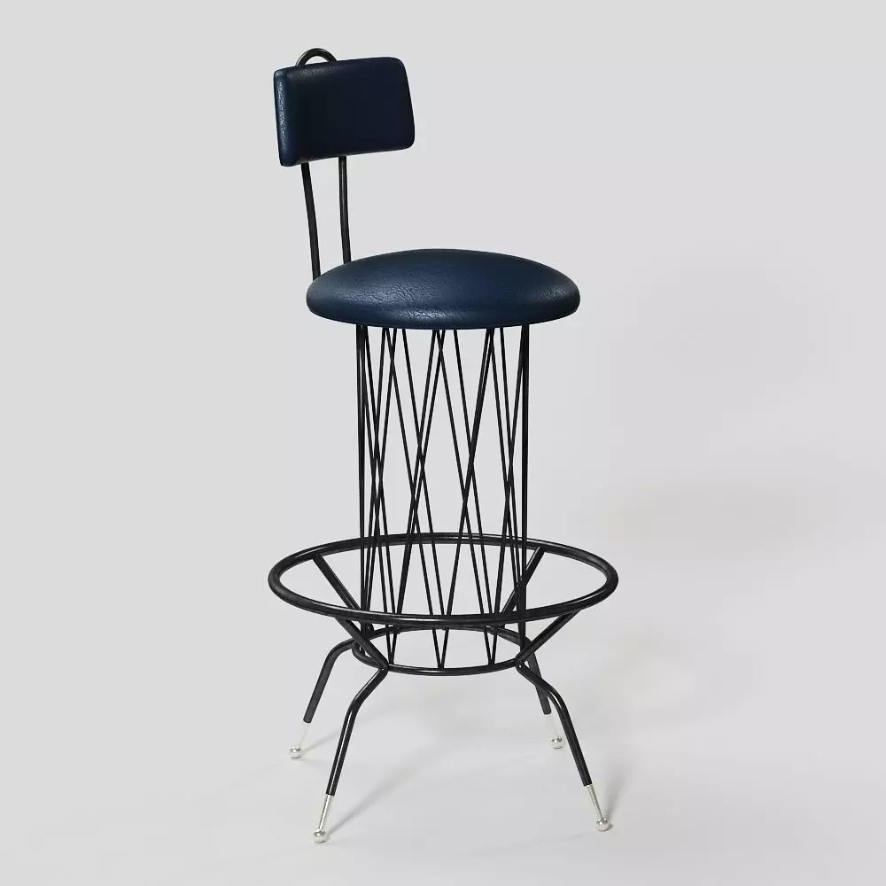 Bar Stool 3D model_0