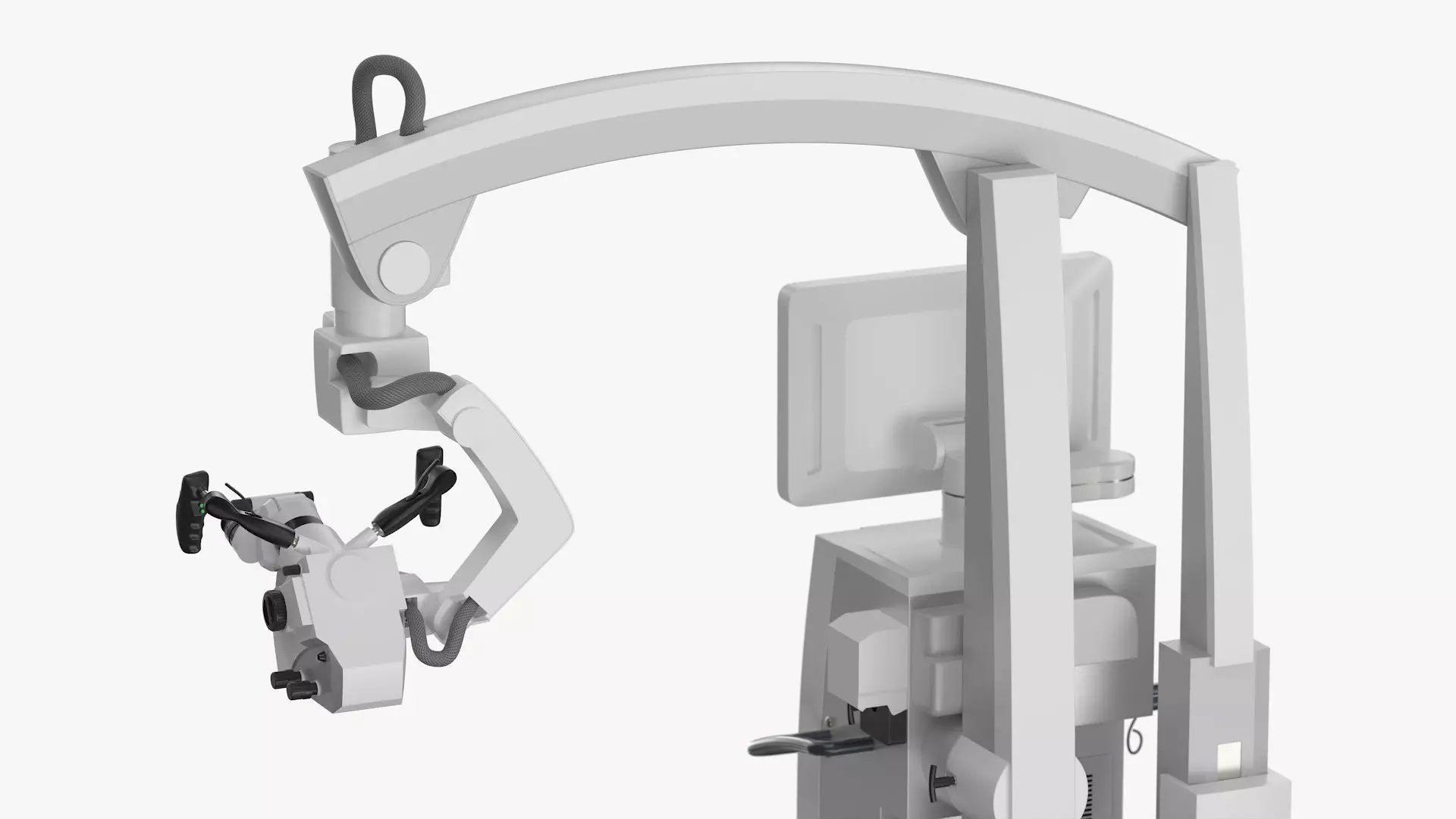 ZEISS Kinevo 800 S Operating Microscope System Rigged 3D model_5
