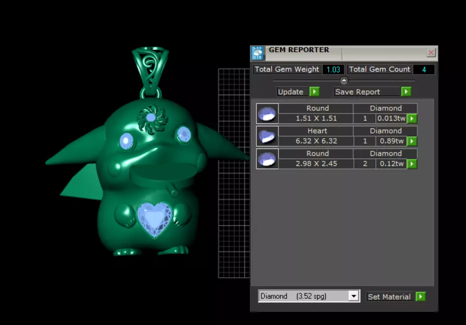 Cartoon Character Pendant Collection 3D print model_15