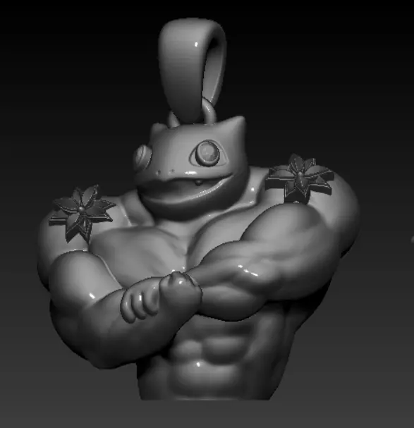 Cartoon Character Pendant Collection 3D print model_7