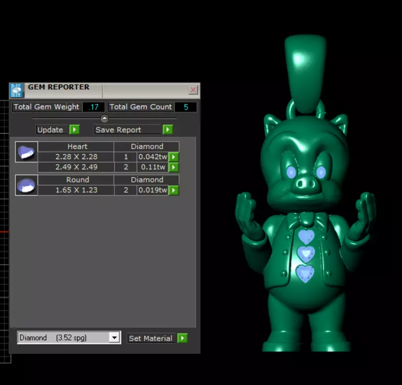 Cartoon Character Pendant Collection 3D print model_1