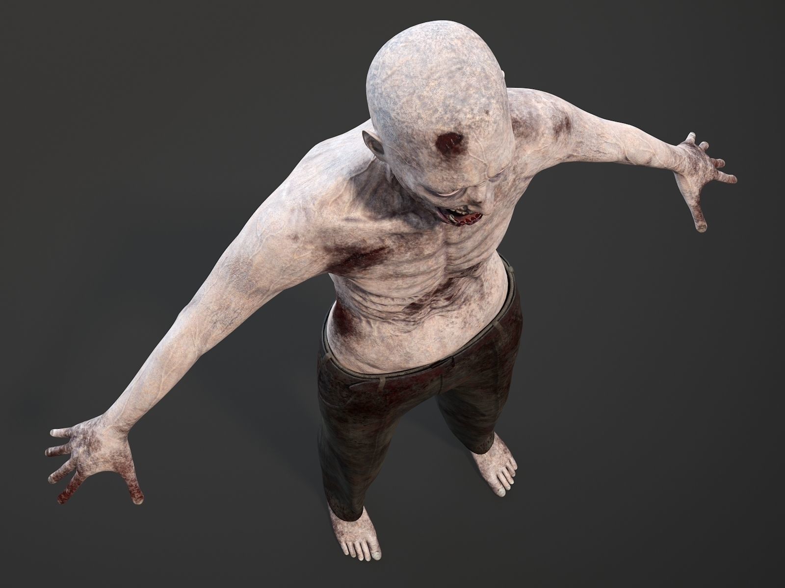 Zombie 3D model_5