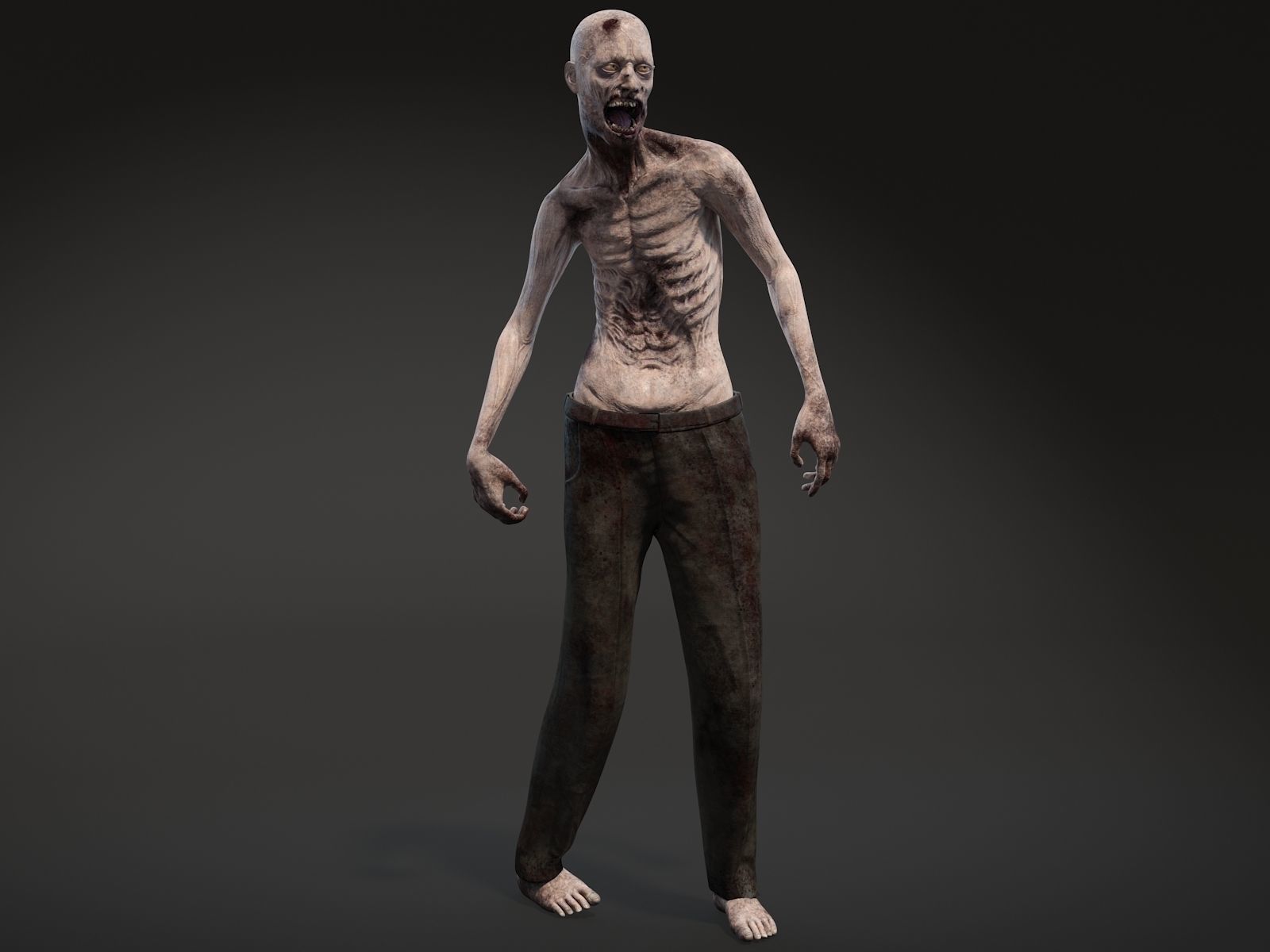 Zombie 3D model_2