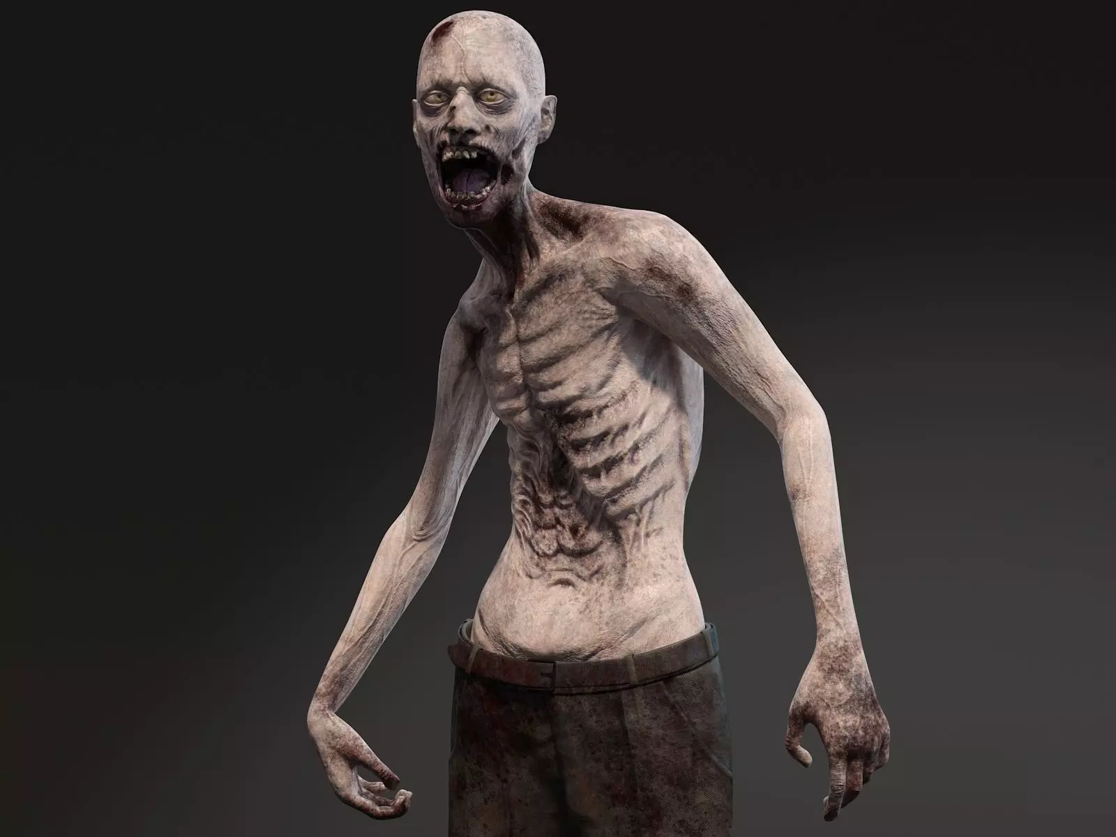 Zombie 3D model_0