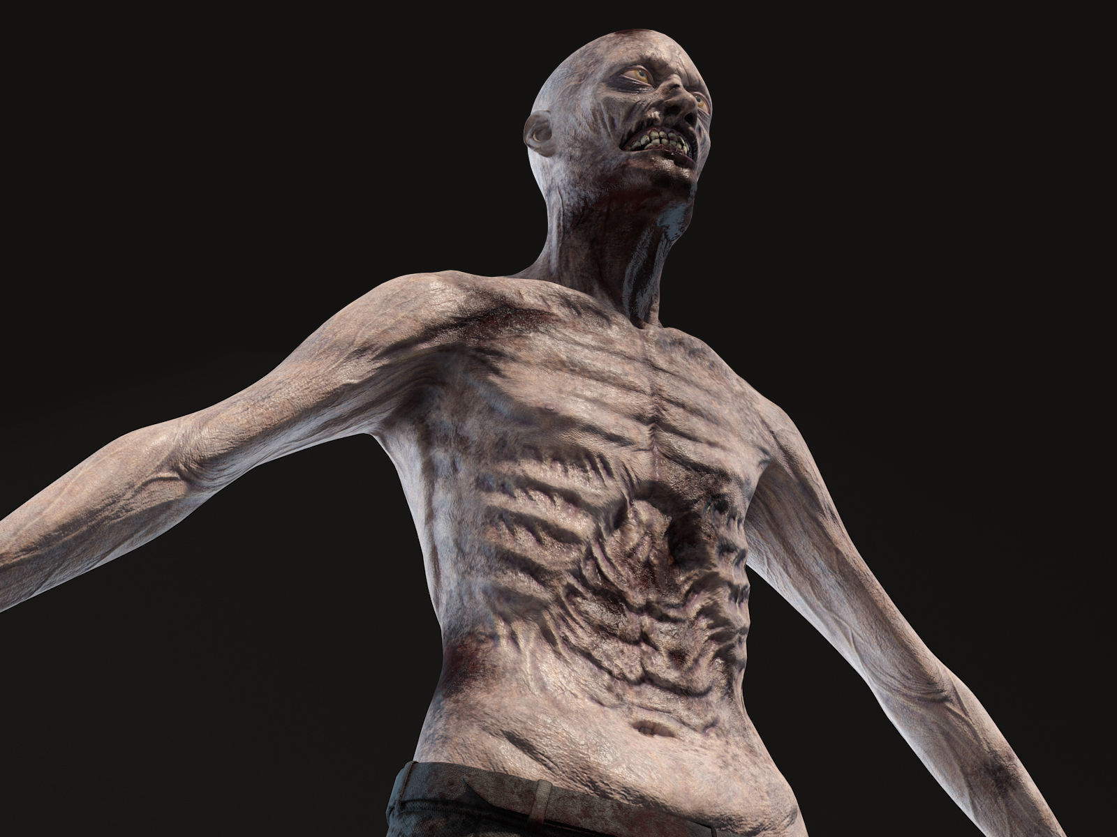 Zombie 3D model_1