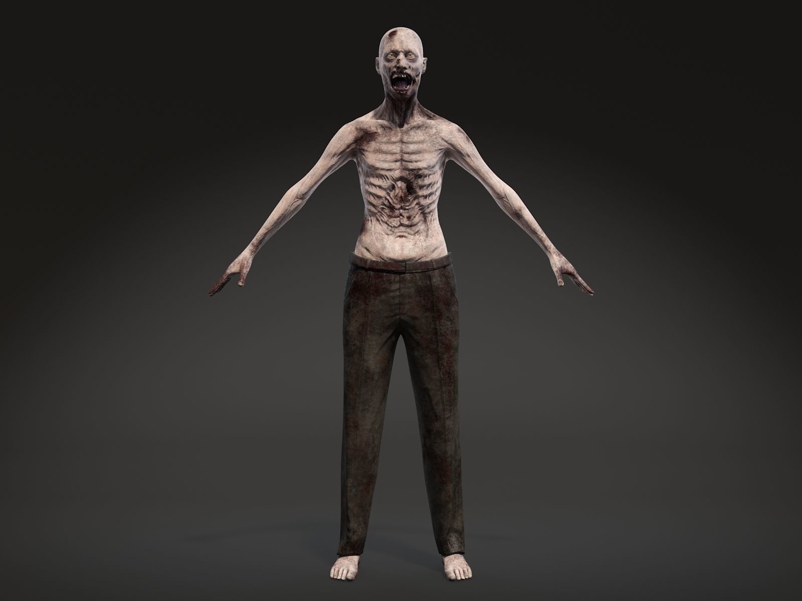 Zombie 3D model_3