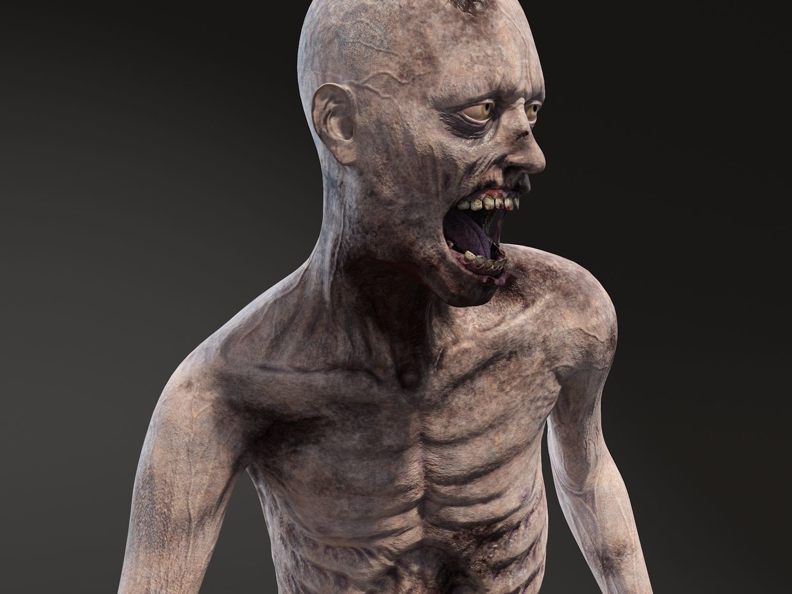 Zombie 3D model_9