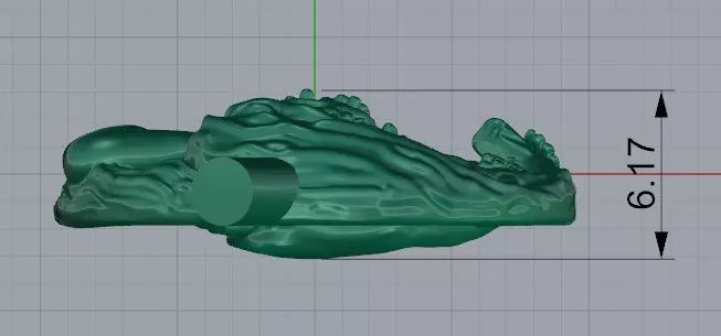 Magerit pendant 3D print model_6