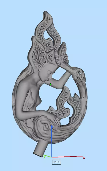 Magerit pendant 3D print model_7