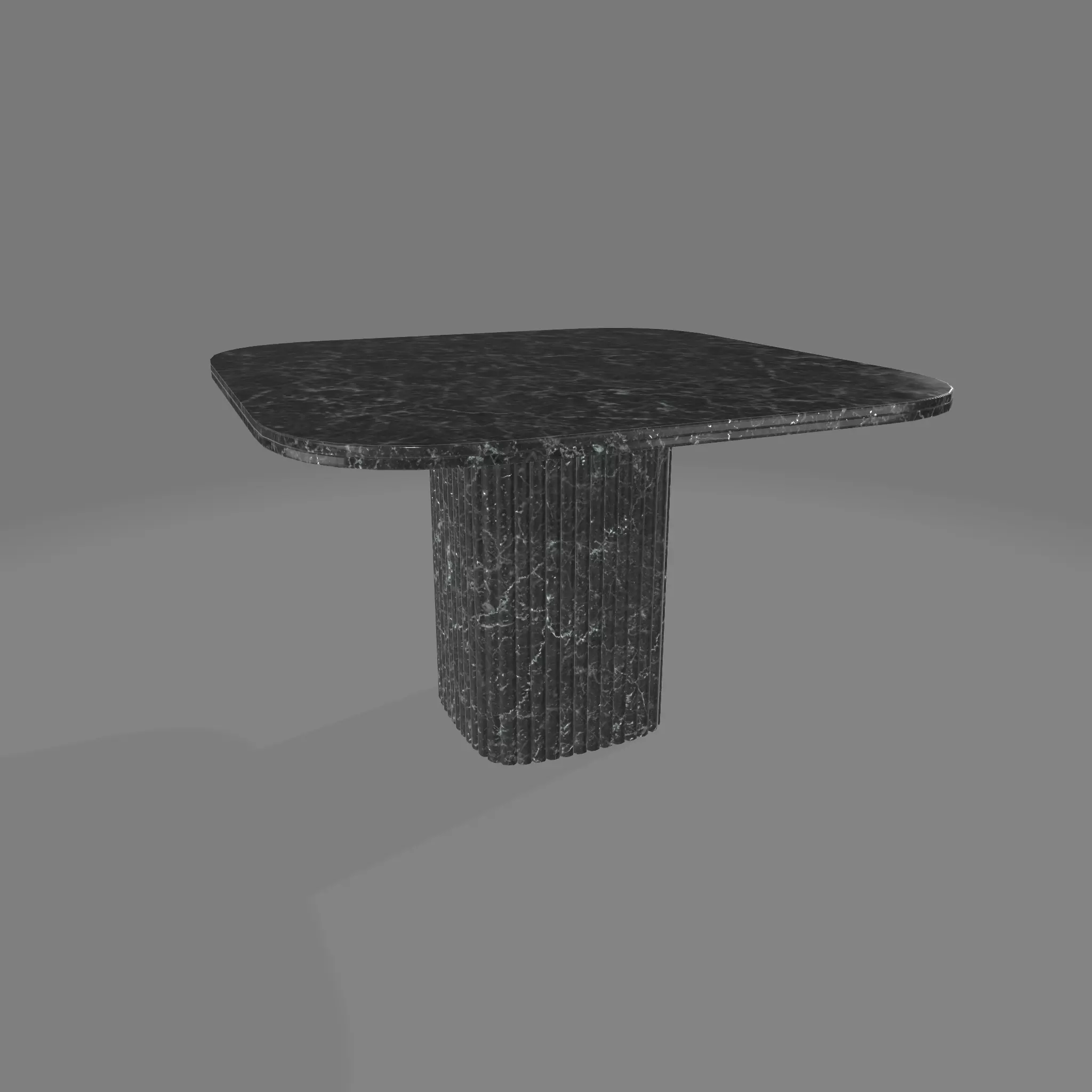Selene Square Marble Dining Table Low-poly 3D model_15