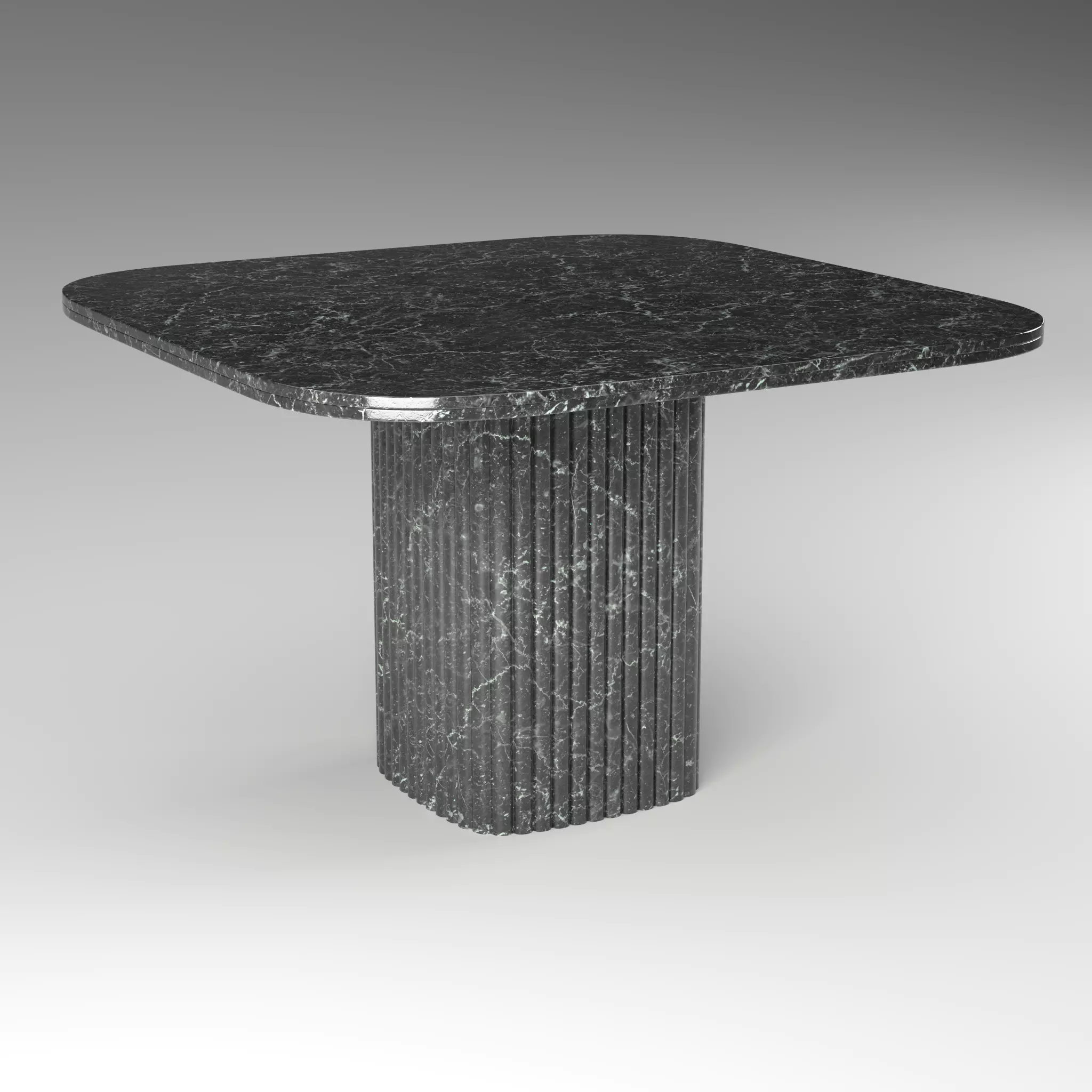 Selene Square Marble Dining Table Low-poly 3D model_0
