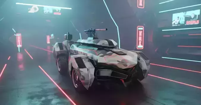 Armored Vehicle 3D model Armored Vehicle 3D model