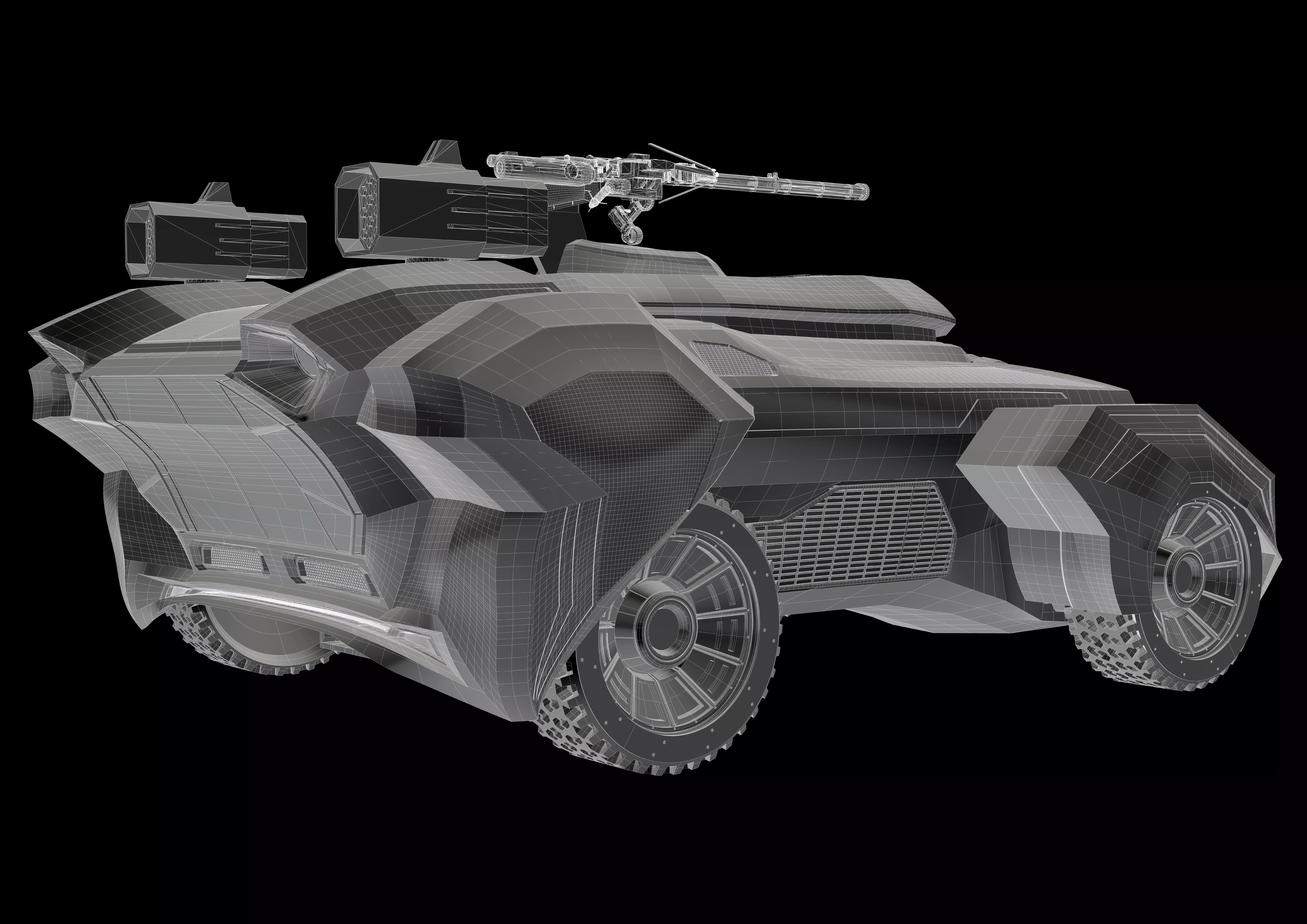 Armored Vehicle 3D model_9