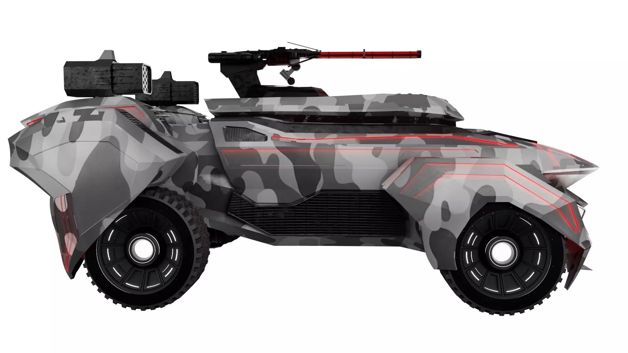 Armored Vehicle 3D model_3