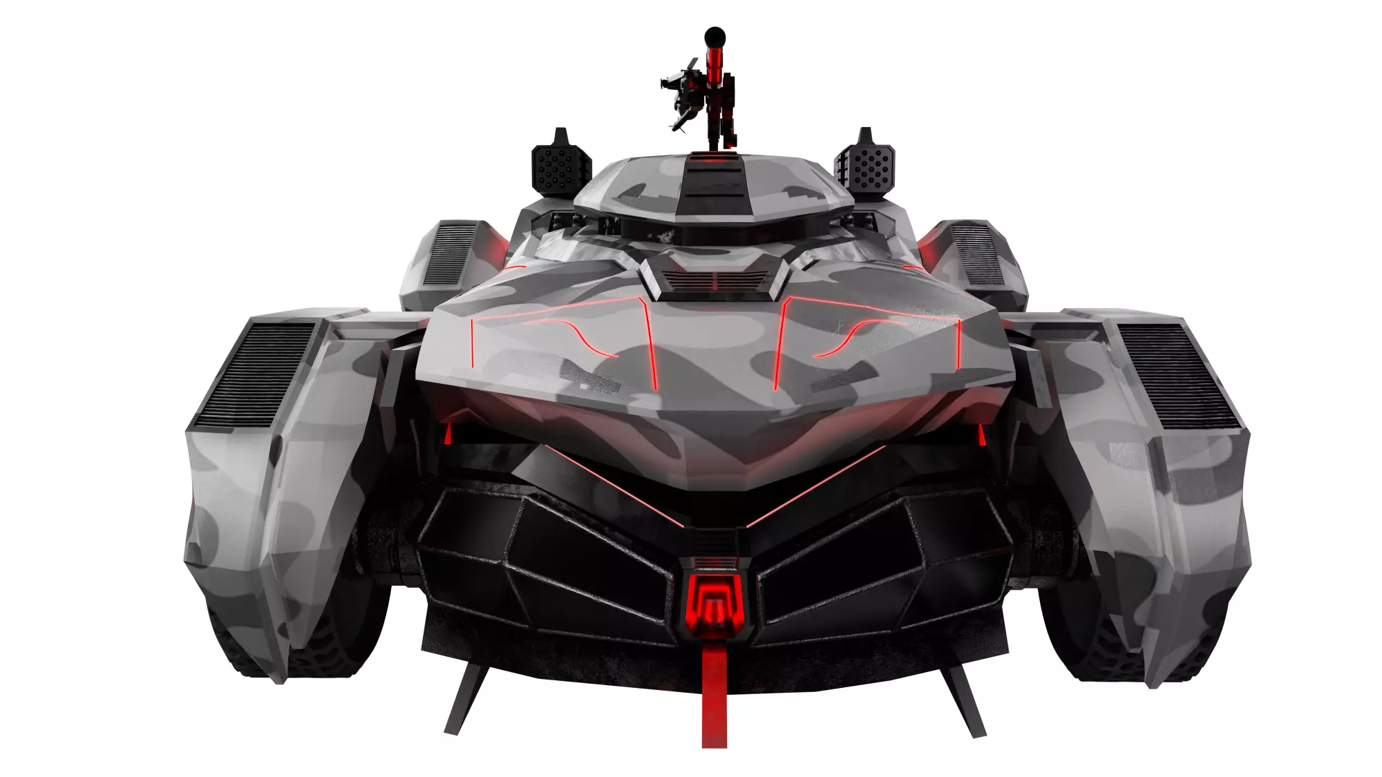 Armored Vehicle 3D model_2