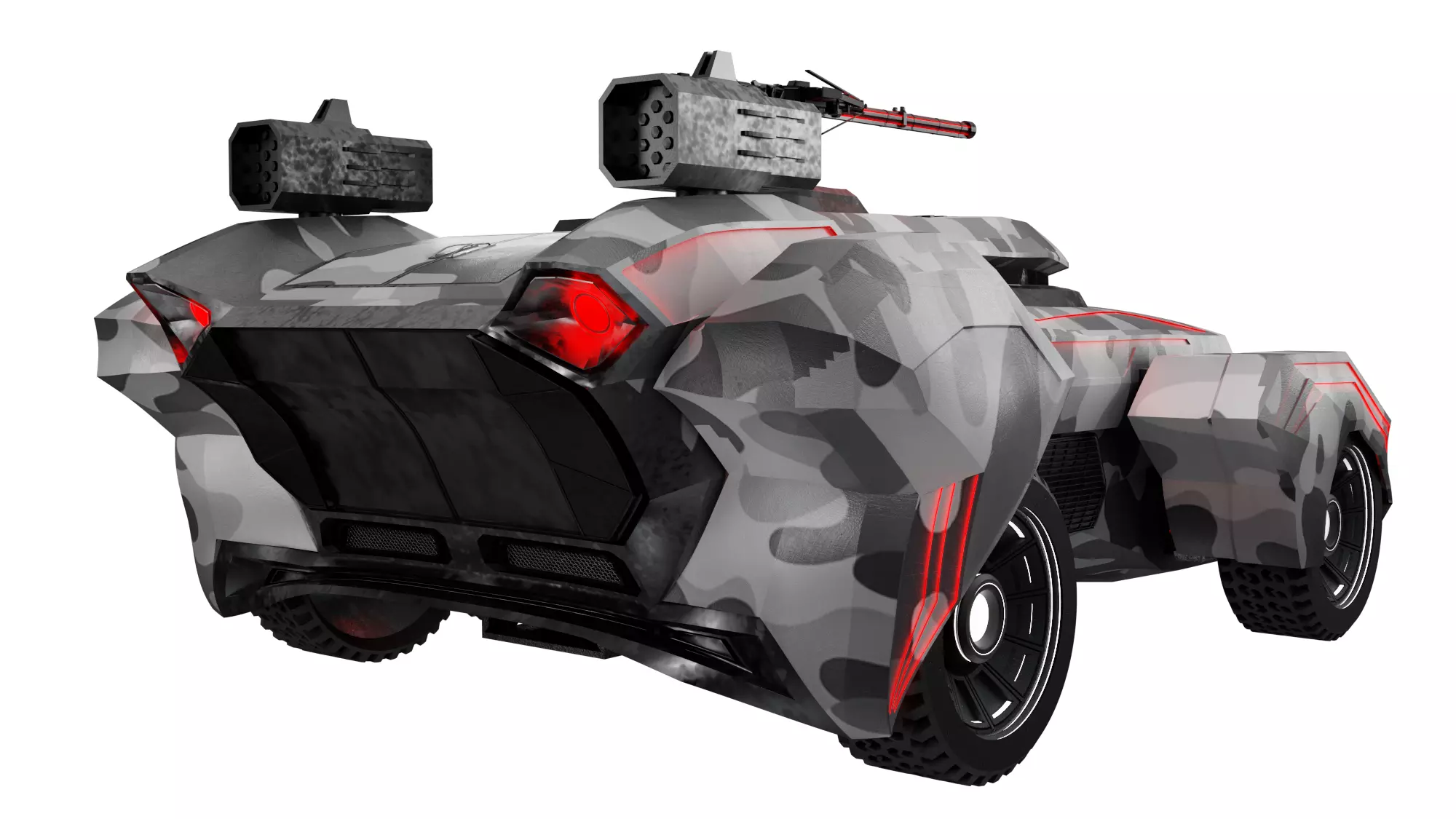 Armored Vehicle 3D model_4