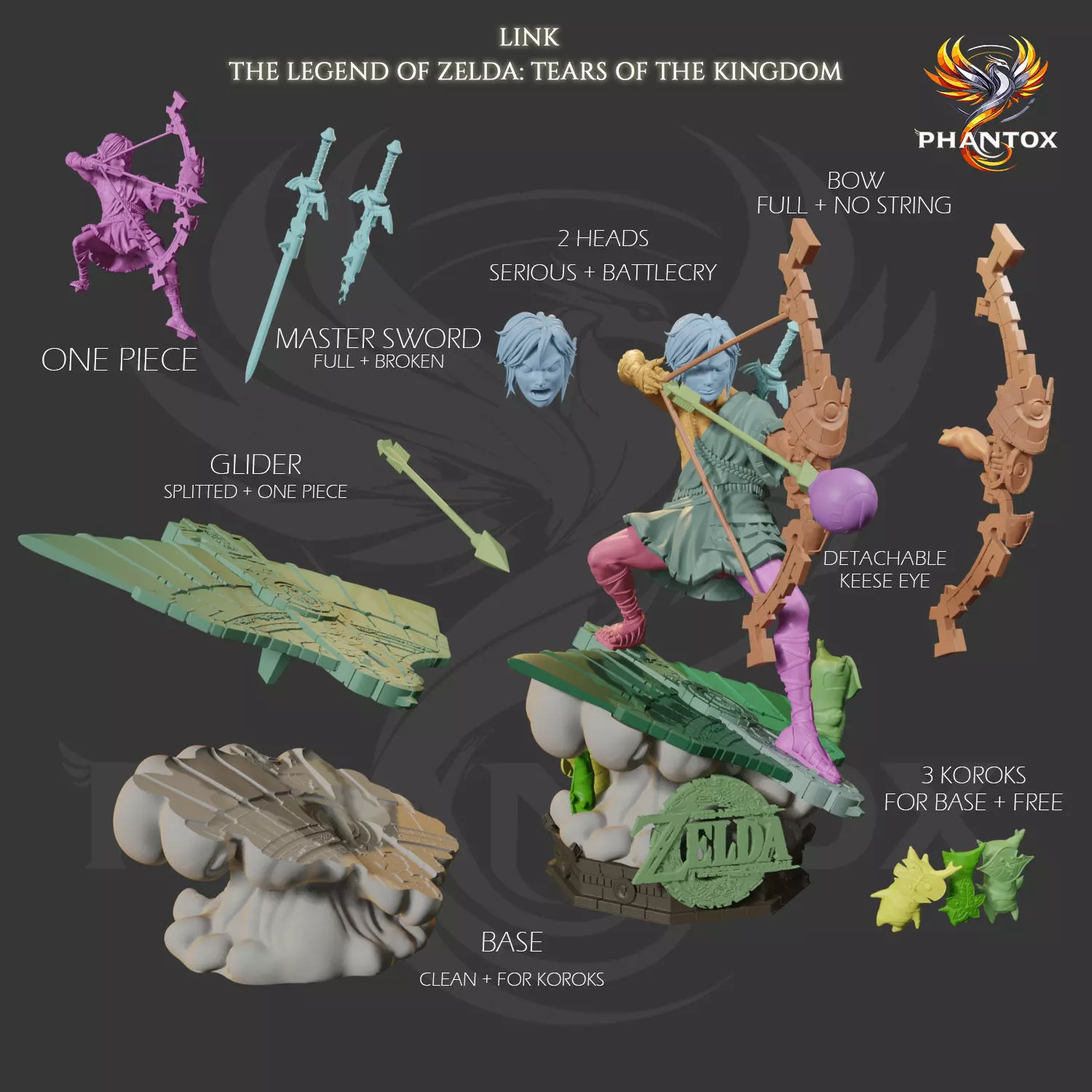 Link TOTK 3D print model 3D print model_1