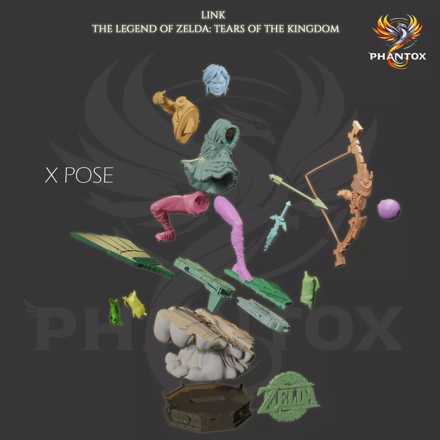 Link TOTK 3D print model 3D print model_2