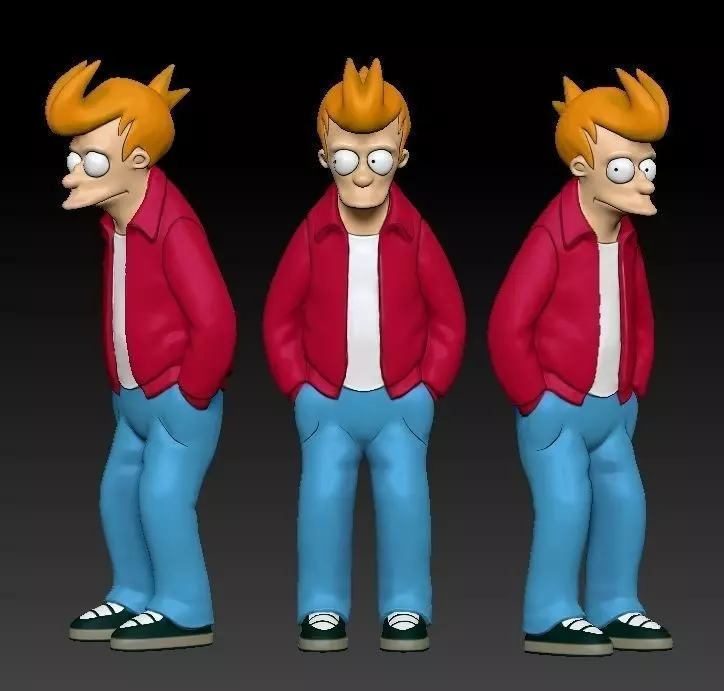 Fry Futurama 3D print model