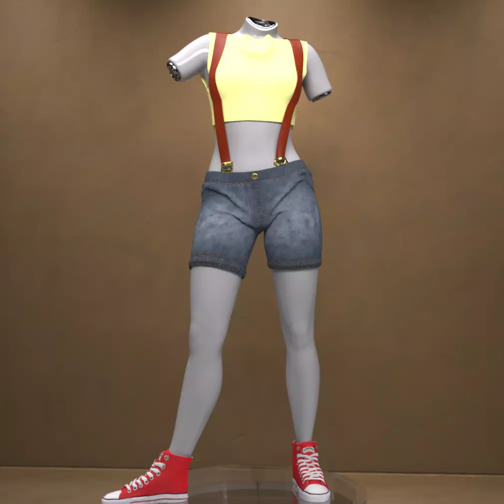 Trainee Outfit for Genesis 9 Freebie Free 3D model