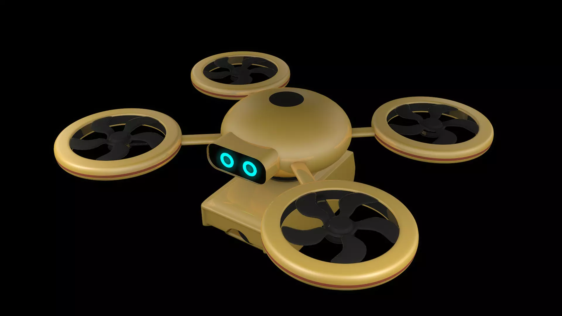 Delivery Drone 3D model_0