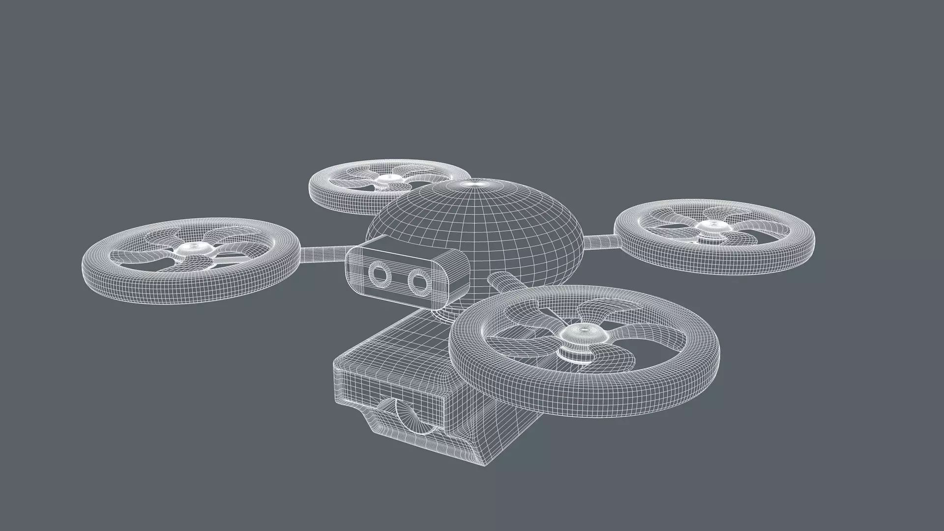 Delivery Drone 3D model_11