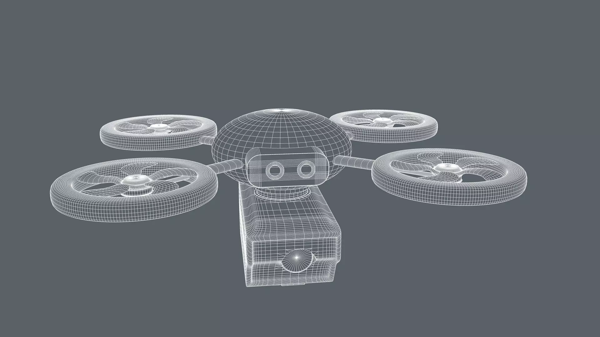 Delivery Drone 3D model_13