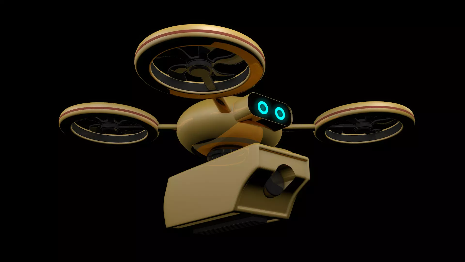 Delivery Drone 3D model_7