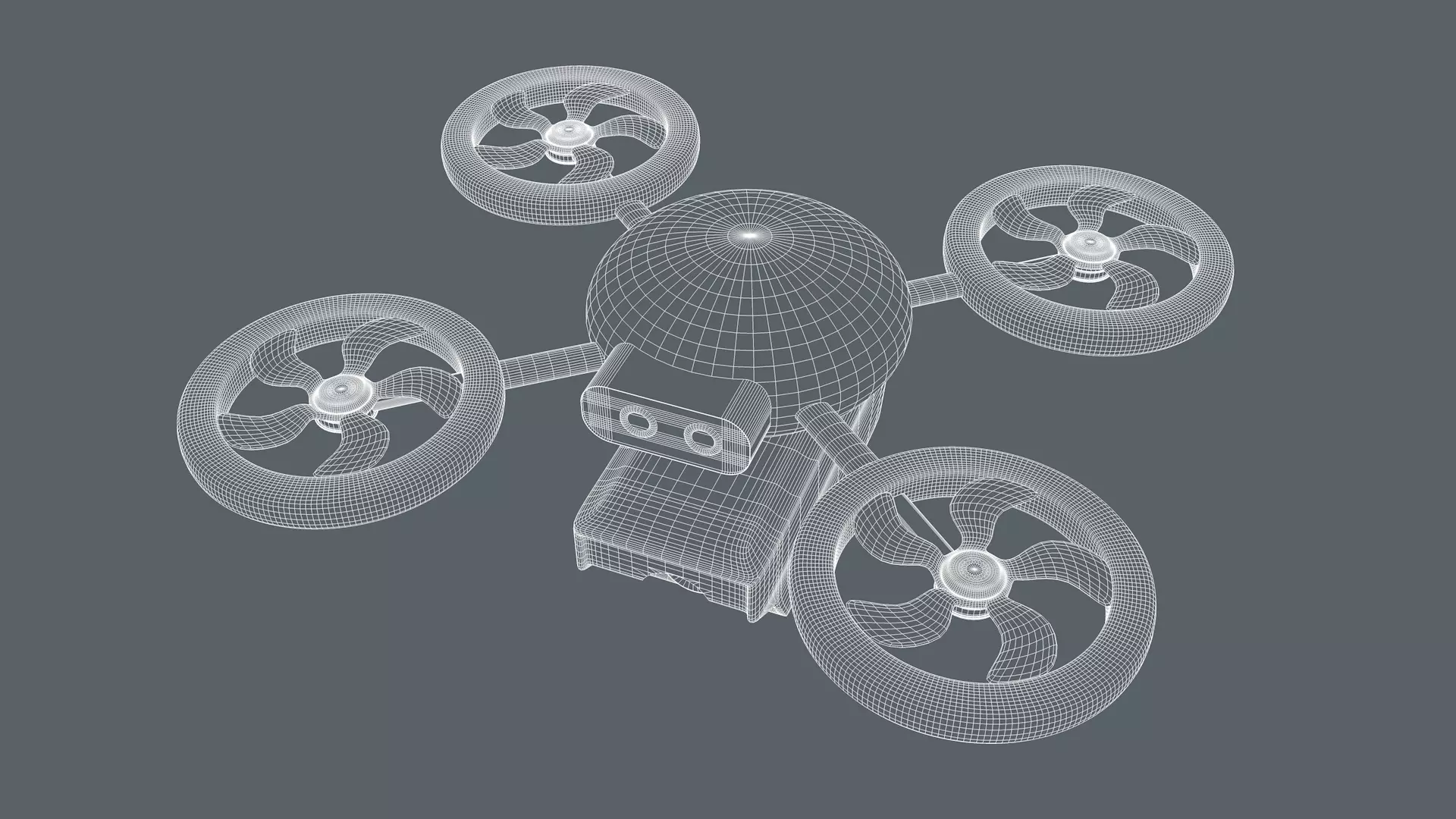 Delivery Drone 3D model_14