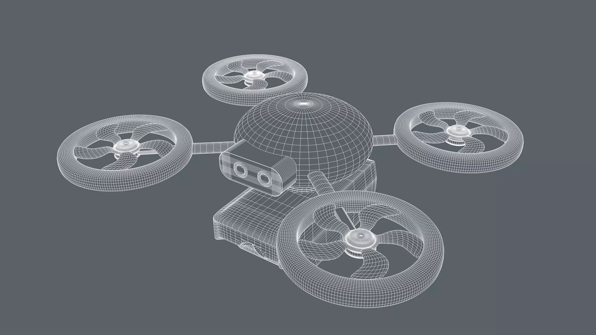 Delivery Drone 3D model_10