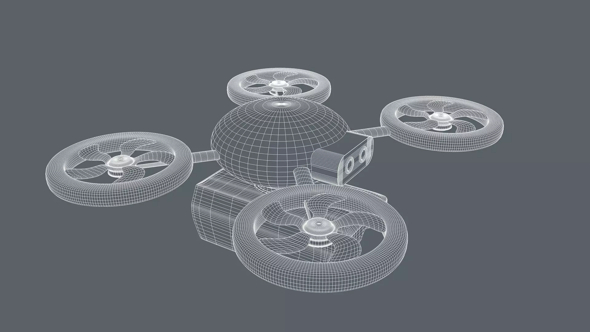 Delivery Drone 3D model_15