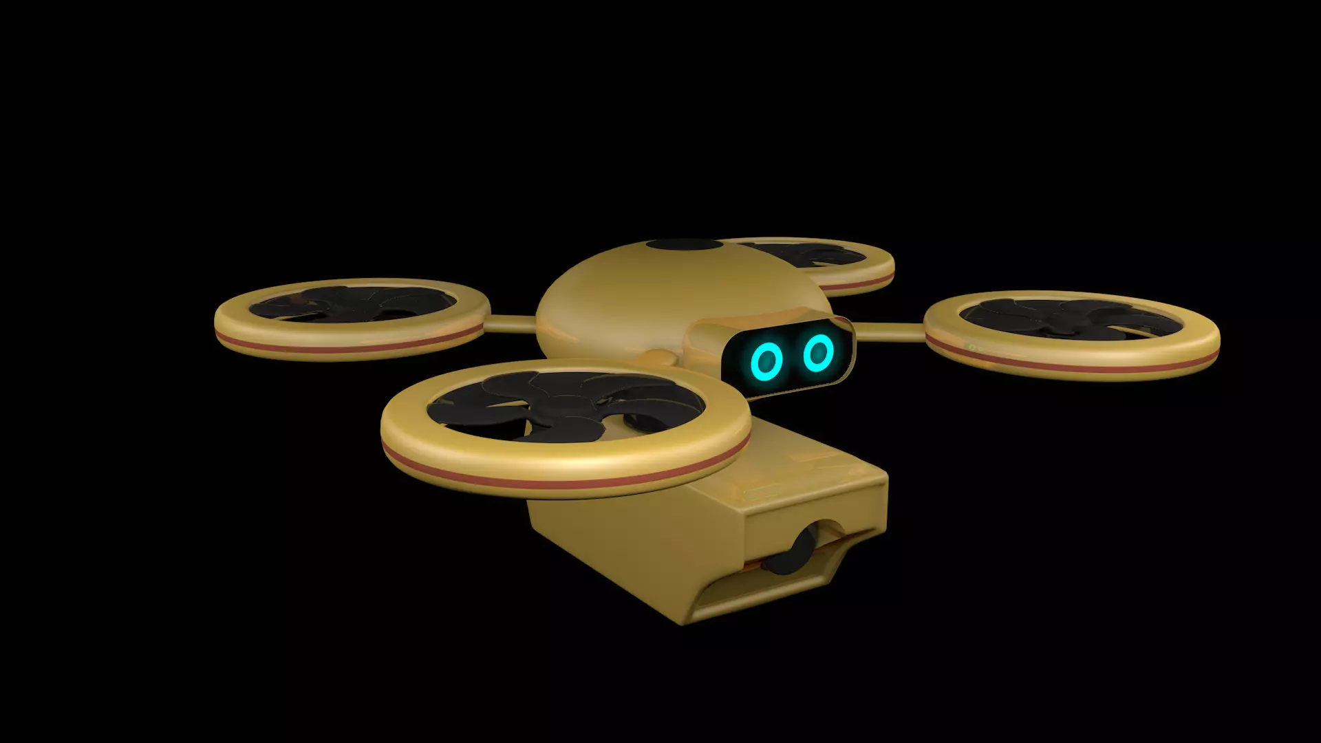Delivery Drone 3D model_6