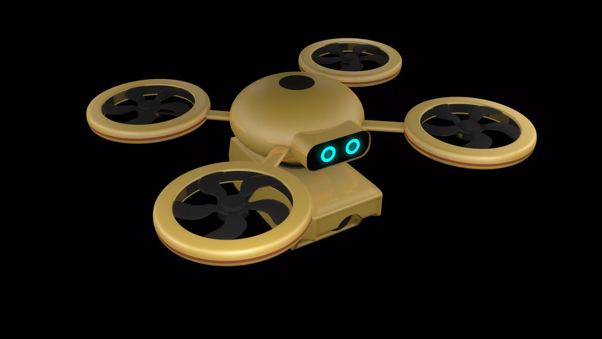 Delivery Drone 3D model_9