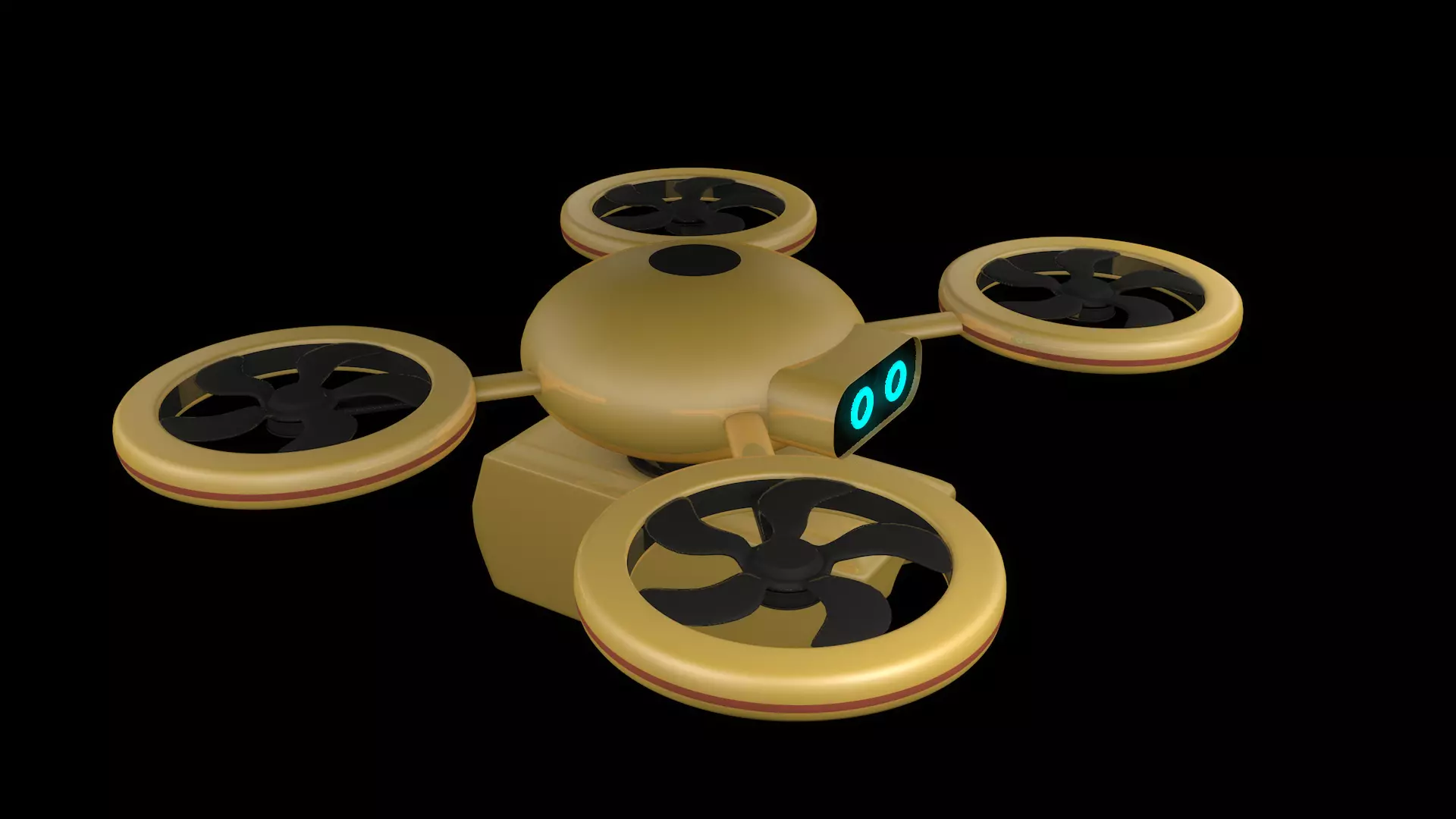 Delivery Drone 3D model_5