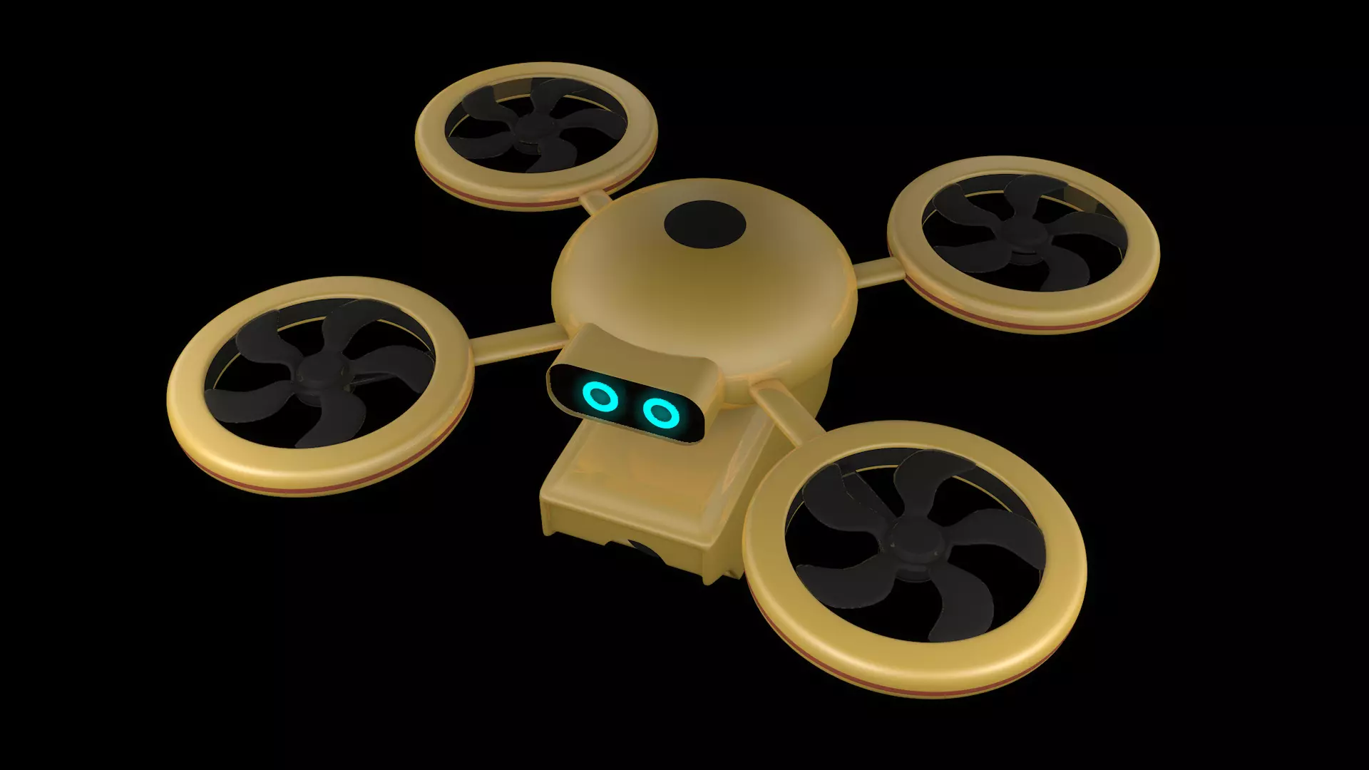 Delivery Drone 3D model_4
