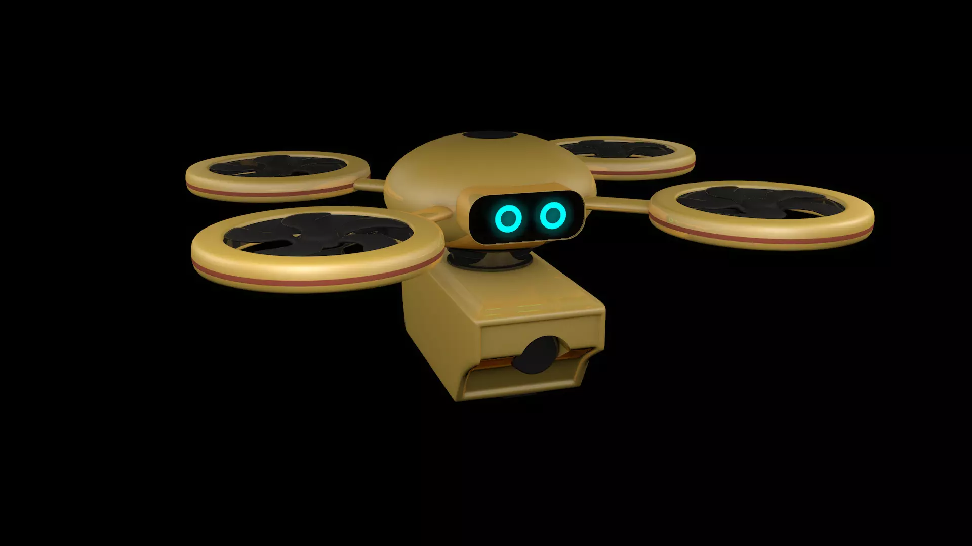 Delivery Drone 3D model_8