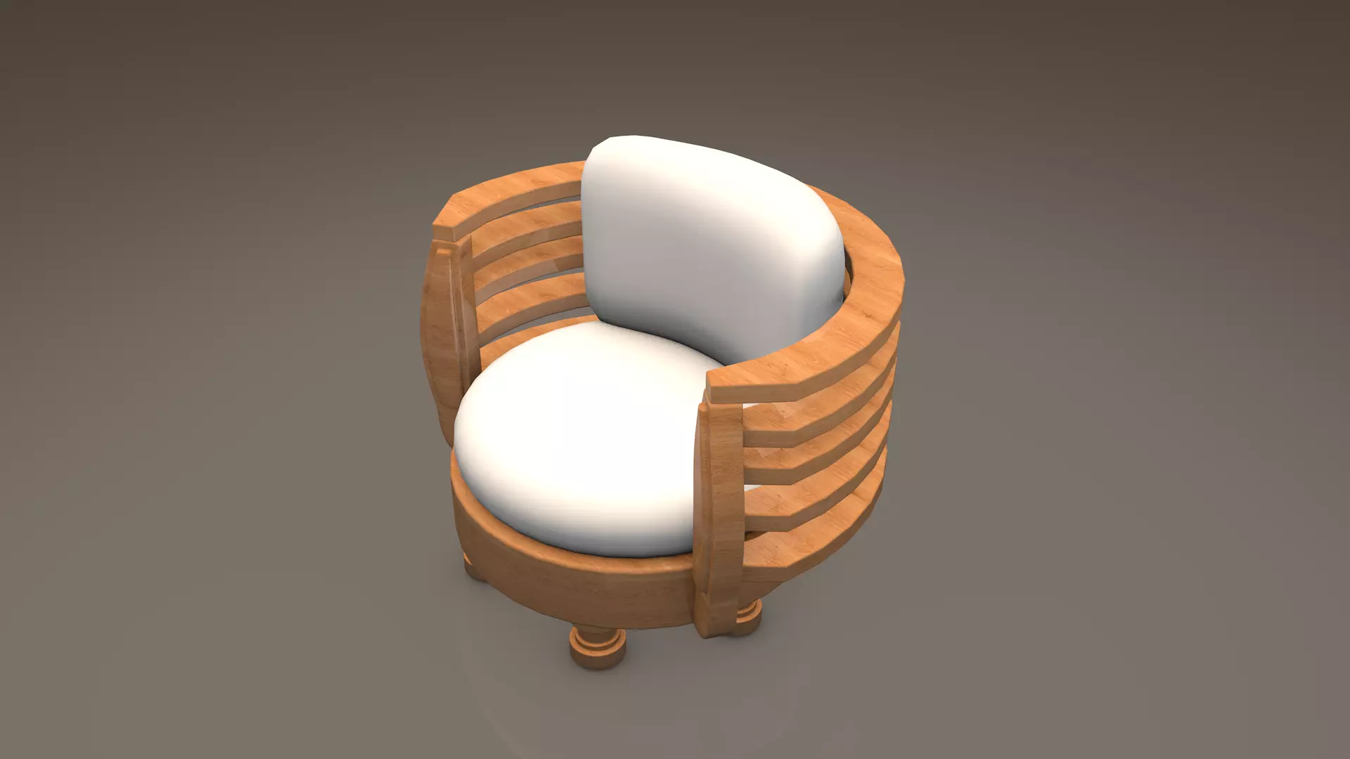 Modern Chair 3D model_4